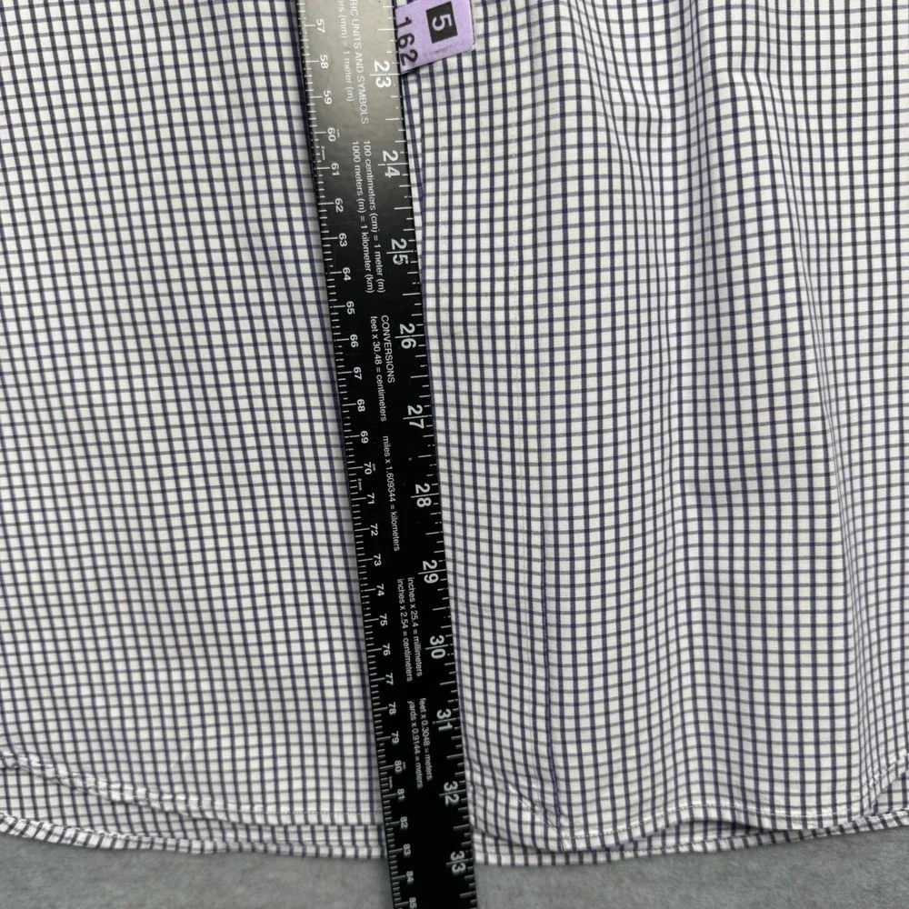Lot of 4 Polo Ralph Lauren Mens Shirts XL Gingham Tattersall Blue White stained